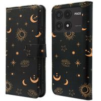 imoshion Étui de téléphone portefeuille Design Xiaomi Poco X6 Pro - Sky Black