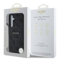 Guess Coque MagSafe Classic avec logo 4G Samsung Galaxy S25 Plus - Noir