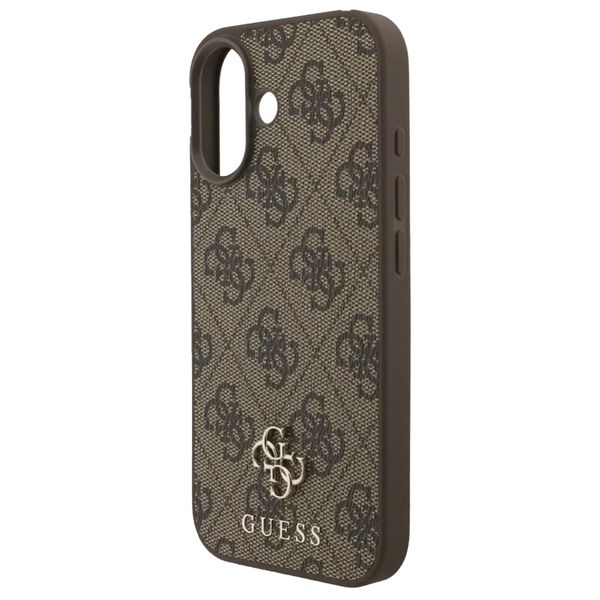 Guess Coque 4G Metal Logo MagSafe Apple iPhone 17 - Marron
