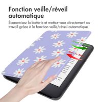 imoshion Design Slim Hard Case Sleepcover Amazon Kindle (2024) / Amazon Kindle (2022) 11th gen - Flowers Distance