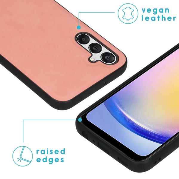 imoshion Etui de télephone luxe 2-en-1 amovible Samsung Galaxy A25 (5G) - Rose