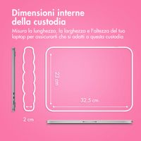 imoshion Pochette ordinateur Puffer 13-14 pouces - Hot Pink