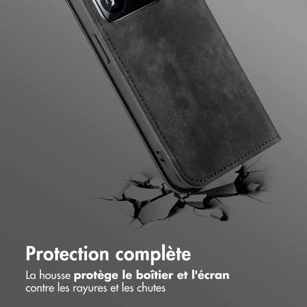 imoshion Étui de téléphone portefeuille Slim Xiaomi 15T Pro - Noir