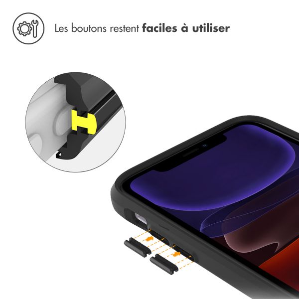 imoshion Rugged Hybrid Carbon Case Apple iPhone 11 - Noir