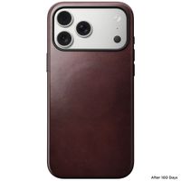 Nomad Coque Modern Horween Leather Apple iPhone 17 Pro Max - Burgundy