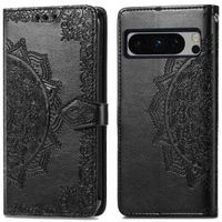 imoshion Etui de téléphone portefeuille Mandala Google Pixel 8 Pro - Noir