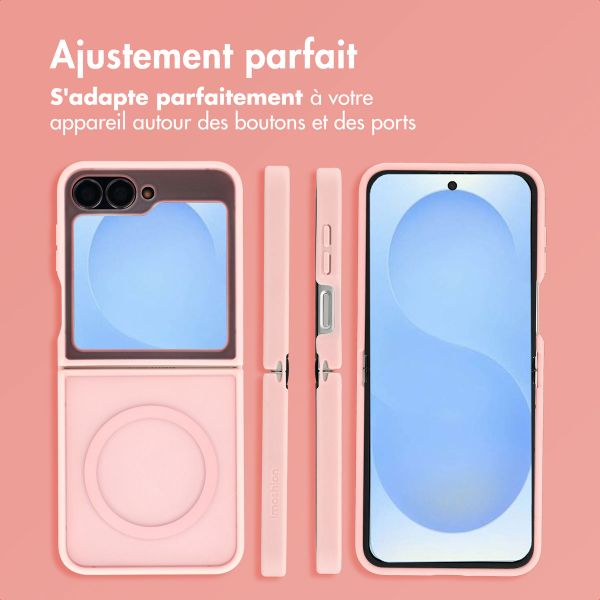imoshion Coque Color Guard avec MagSafe Samsung Galaxy Z Flip 7 FE - Rose
