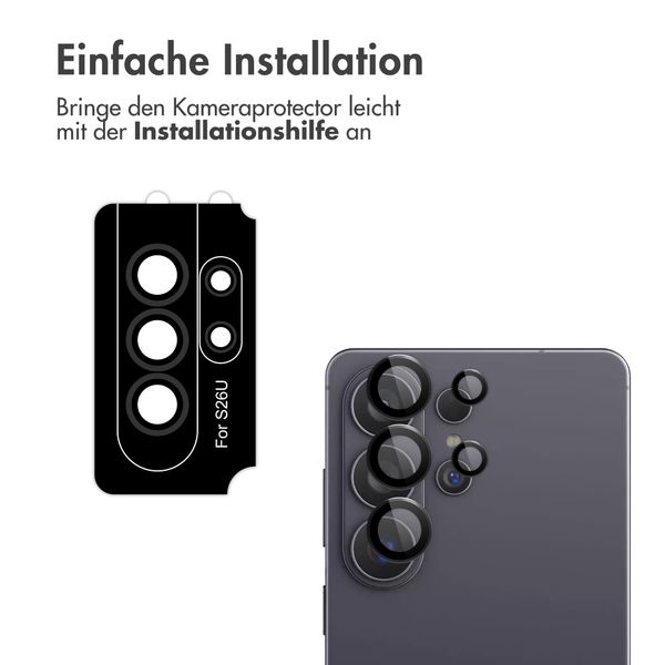 imoshion Lot de 2 protections d'objectif de caméra Samsung Galaxy S26 / S26 Plus - Noir