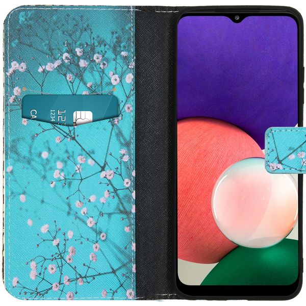 imoshion Coque silicone design Galaxy A22 (5G) - Blossom