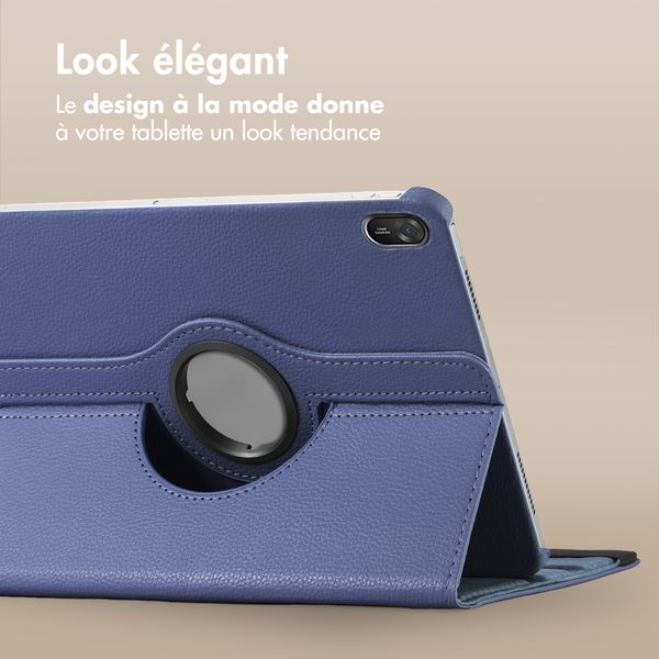 imoshion Coque tablette rotatif à 360° Huawei Matepad 11.5 (2025) - Bleu foncé