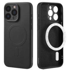 imoshion Coque Couleur avec MagSafe Apple iPhone 15 Pro Max - Noir