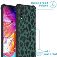 imoshion Coque Design avec cordon Samsung Galaxy A70 - Panther Illustration