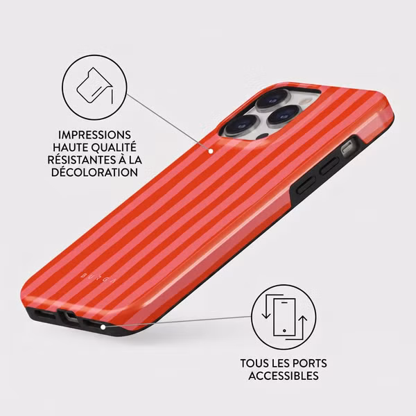 Burga Coque Tough MagSafe Apple iPhone 14 Pro - Pomegranate