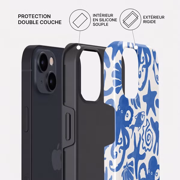 Burga Coque Tough MagSafe Apple iPhone 15 - Nera