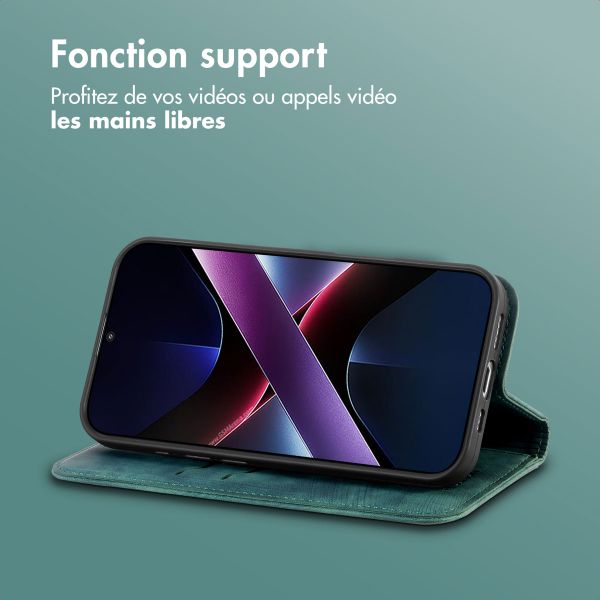imoshion Étui de téléphone portefeuille Slim Xiaomi Poco X7 Pro - Vert