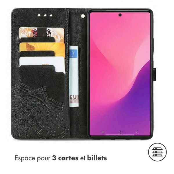 imoshion Etui de télephone Mandala Samsung Galaxy S24 Ultra - Noir