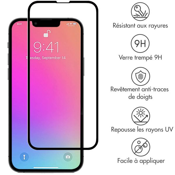 Selencia Protection d'écran premium en verre trempé Apple iPhone 13 / 13 Pro / 14 / 16e