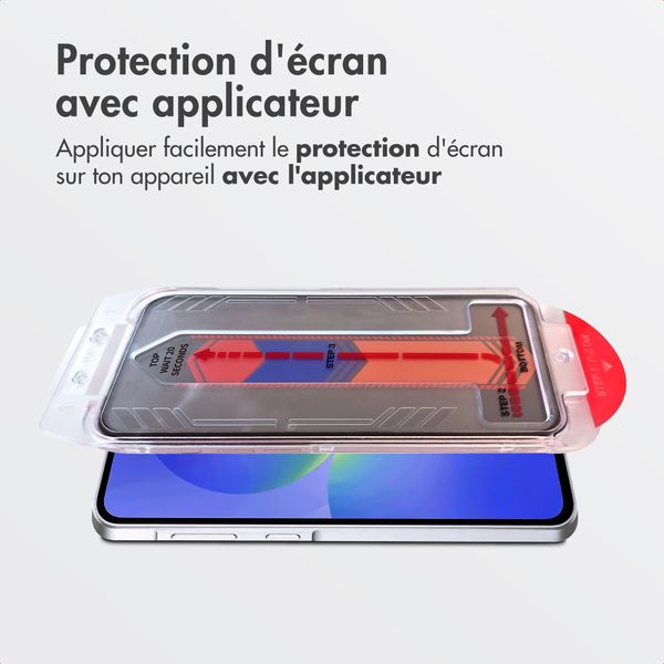 Accezz Protection d'écran en verre trempé avec filtre de confidentialité + Applicateur Samsung Galaxy A36