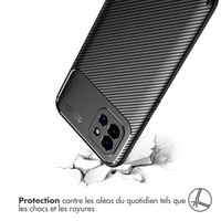 imoshion Coque silicone Carbon Samsung Galaxy A03 - Noir