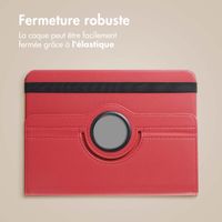 imoshion Coque tablette rotatif à 360° Samsung Galaxy Tab A11 Plus / A9 Plus - Rouge foncé