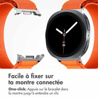 imoshion Bracelet en nylon Alpine Samsung Galaxy Watch 8 (40/44mm) / Classic (46mm) - Orange