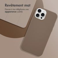 imoshion Coque Couleur Apple iPhone 12 (Pro) - Marron
