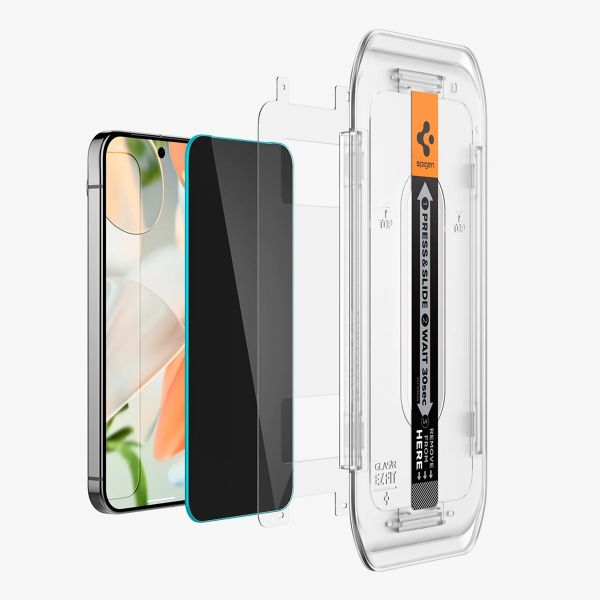 Spigen Protection d'écran en verre trempé GLAStR Privacy Applicator Google Pixel 9 Pro XL / 10 Pro XL