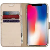 Accezz Étui de télephone Wallet Apple iPhone 11 Pro Max - Doré