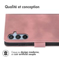 imoshion Etui de télephone portefeuille avec cordon Samsung Galaxy A14 (5G/4G) - Rose