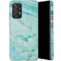 Selencia Coque Maya Fashion Samsung Galaxy A72 - Agate Turquoise