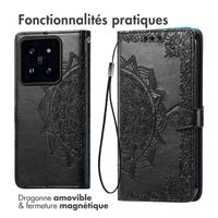 imoshion Etui de téléphone portefeuille Mandala Xiaomi 14T - Noir