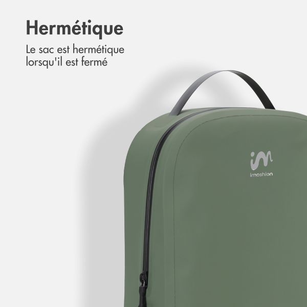 imoshion Sac à dos Hermétique et Étanche 10L - Petit - Vert armée