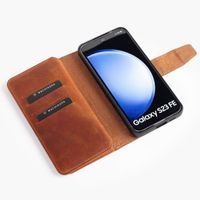 Wachikopa Étui de téléphone portefeuille Multi Wallet Samsung Galaxy S23 FE - Camel