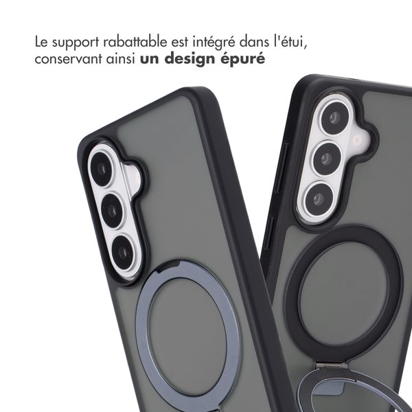Accezz Coque Ring Stand avec MagSafe Samsung Galaxy S26 - Noir