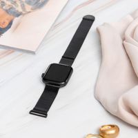 imoshion Bracelet magnétique milanais Apple Watch Series 1 - 9 / SE (38/40/41 mm) | Series 10 / 11 (42 mm) - Taille S - Noir