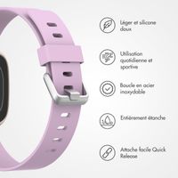 imoshion Bracelet silicone Fitbit Versa / Versa 2 / Versa Lite - Taille L - Oudroze