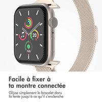 imoshion Bracelet slim Milanese Apple Watch Series 1 t/m 9 / SE (38/40/41 mm) | Series 10 / 11 (42 mm) - Starlight