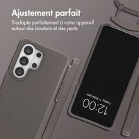 imoshion Coque arrière Color avec cordon amovible et MagSafe Samsung Galaxy S26 Ultra - Black Coffee