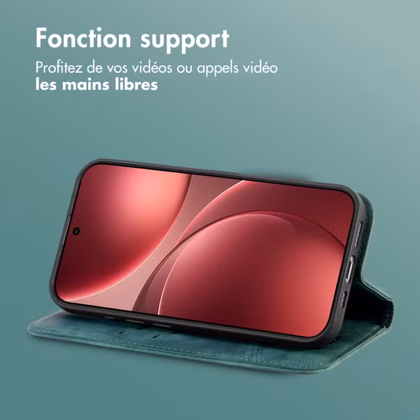 imoshion Étui de téléphone portefeuille Slim Oppo Find X9 - Vert