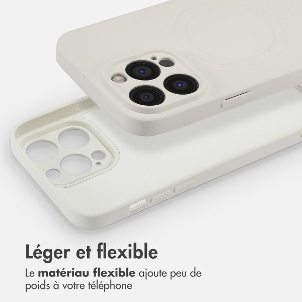 imoshion Coque Couleur avec MagSafe Apple iPhone 14 Pro Max - Beige