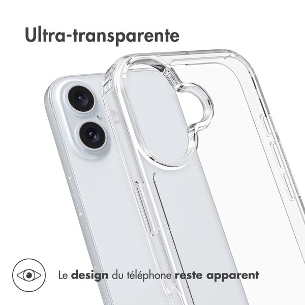 Accezz Coque Xtreme Impact Apple iPhone 16 - Transparent