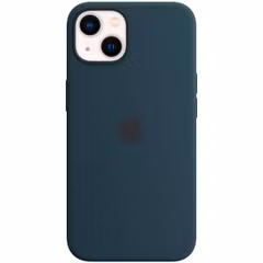 Apple Coque en silicone MagSafe Apple iPhone 13 - Abyss Blue