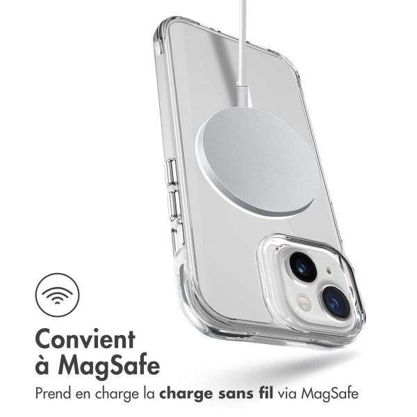 imoshion Coque Rugged Air MagSafe Apple iPhone 15 Plus - Transparent