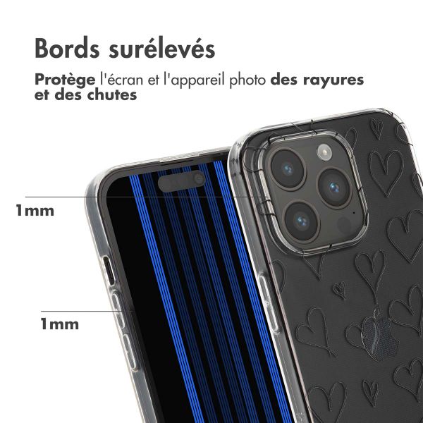 imoshion Coque Design Apple iPhone 15 Pro - Hearts