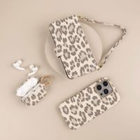 Selencia Coque Sabi imprimé panthère avec MagSafe Apple iPhone 17e / 16e - Soft Ivory