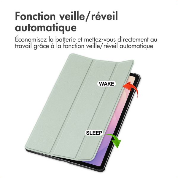 imoshion Coque tablette Trifold Samsung Galaxy Tab S11 - Vert clair