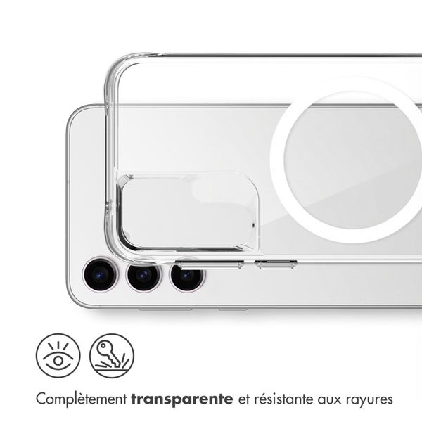 imoshion Coque Rugged Air MagSafe Samsung Galaxy S24 Plus - Transparent