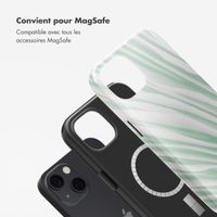 Selencia Coque arrière Vivid avec MagSafe Apple iPhone 13 - Nature Grayed Jade