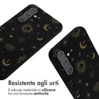 imoshion Coque design en silicone avec cordon Samsung Galaxy A54 (5G) - Sky Black