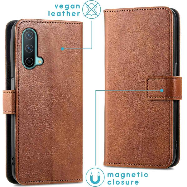 imoshion Étui de télephone portefeuille OnePlus Nord CE 5G - Marron